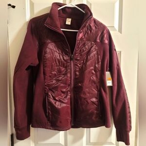 Old Navy, Burgundy, Semi-fitted Jacket, Size Large